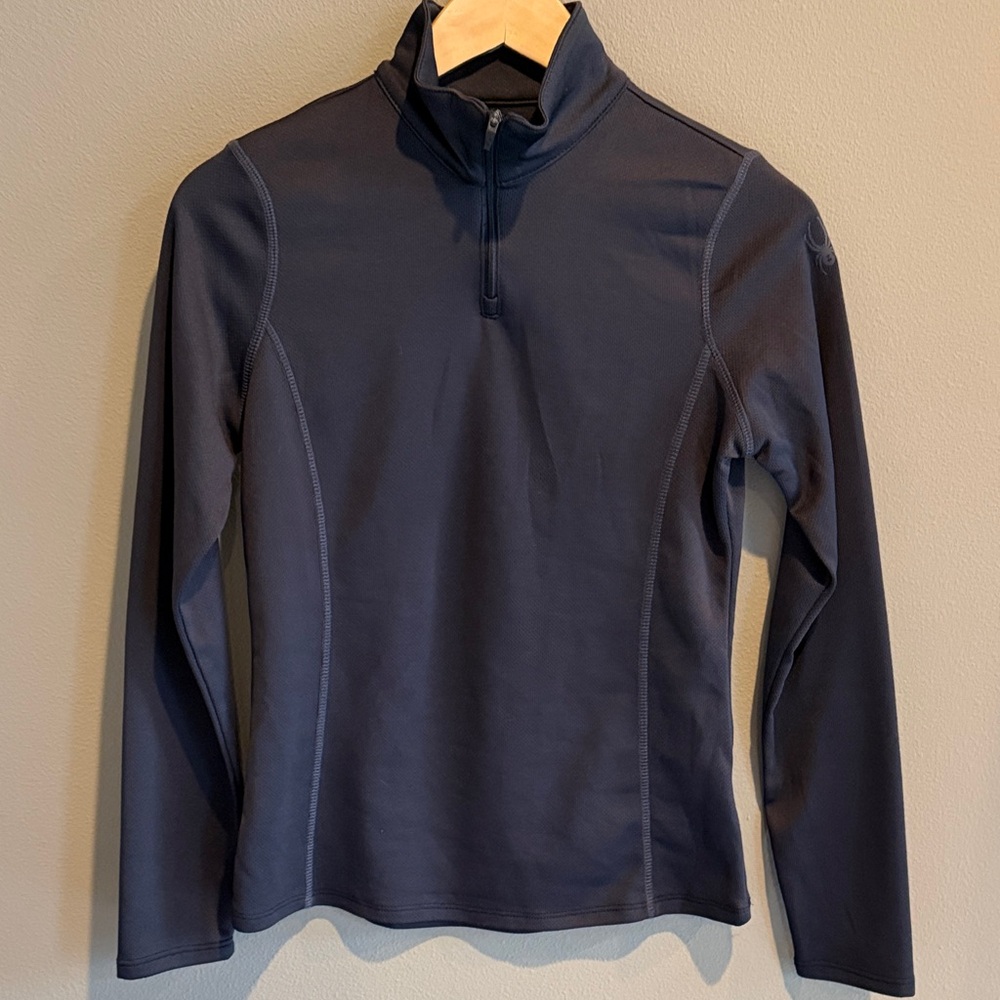 Spyder Women's Quarter Zip Baselayer Top